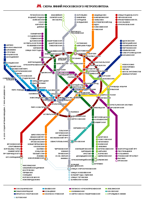 владыкино метро схема
